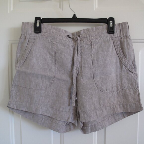 ATHLETA 6 Flint 100% Linen Shorts - Picture 3 of 7